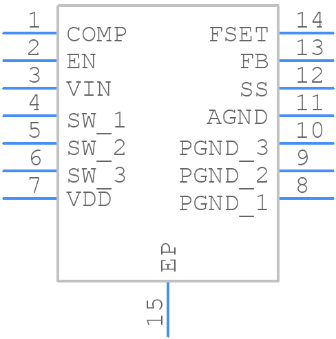 MPQ3426DL-AEC1-LF-Z - Monolithic Power Systems (MPS) - PCB symbol