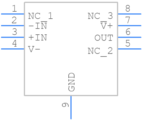 ADA4625-1ARDZ - Analog Devices - PCB symbol