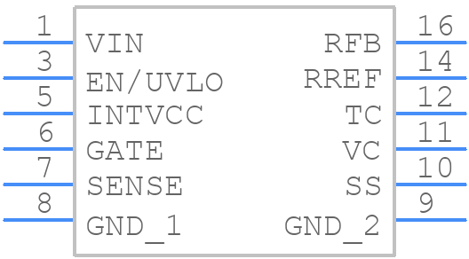 LT3748IMS - Analog Devices - PCB symbol