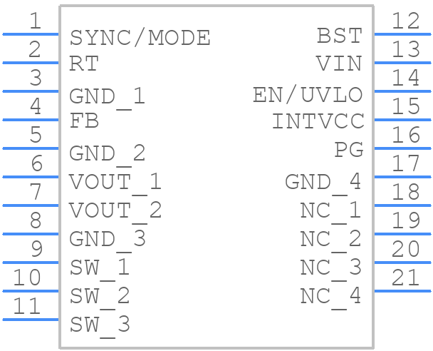 LT8336HV#PBF - Analog Devices - PCB symbol