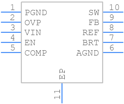 MIC2297-42YML-TR - Microchip - PCB symbol