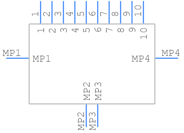 52746-1071-TR250 - Molex - PCB symbol