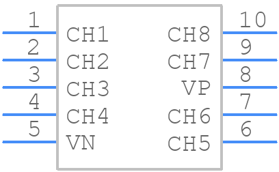 CM1213-08MR - onsemi - PCB symbol