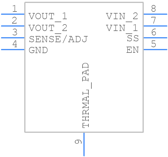 ADP7118ARDZ-1.8 - Analog Devices - PCB symbol