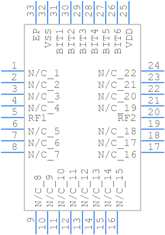HMC1133LP5E - Analog Devices - PCB symbol