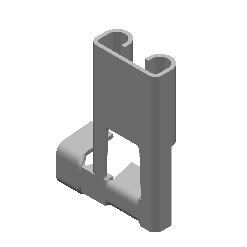 Brass Receptacle Terminal, 5-20AWG, 6.35mm Tab, Right Angle, Tin