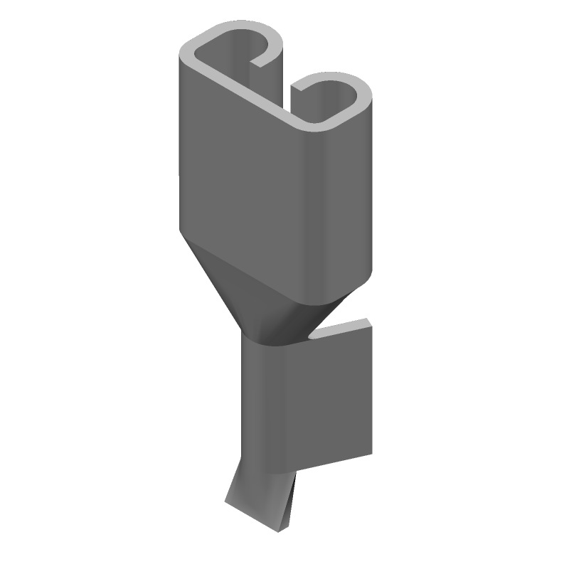 Quick Disconnect Terminal 20-24AWG Brass F 7.75mm Tin T/R