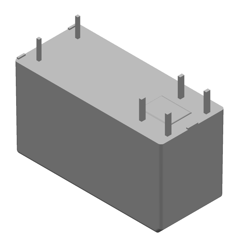 12VDC 16A SPST-NO Power Relay, 400VAC, THT, DIP