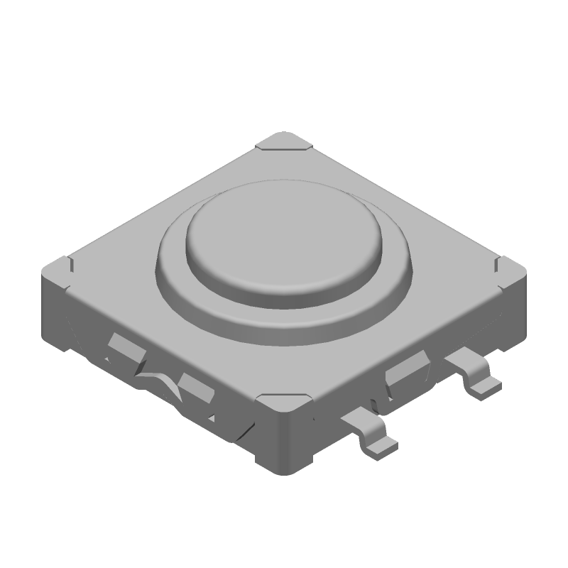 Tactile Switch SPST 50mA 24VDC SMD Gull Wing