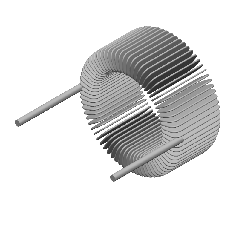 22uH Radial Inductor, 7.5A, 15%, Sendust Core, Shielded