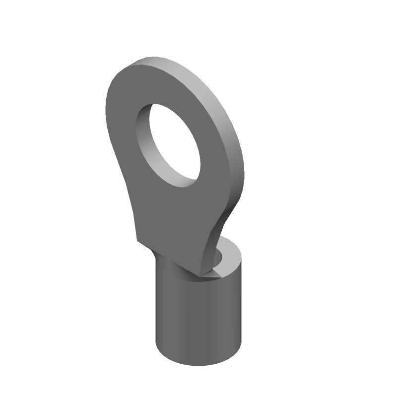 Ring Tongue Terminal 16-22AWG Copper 14.58mm Gold Over Nickel Loose