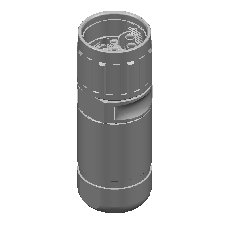 Conn M23 Circular SKT 13 POS Crimp ST Cable Mount 13 Terminal 1 Port