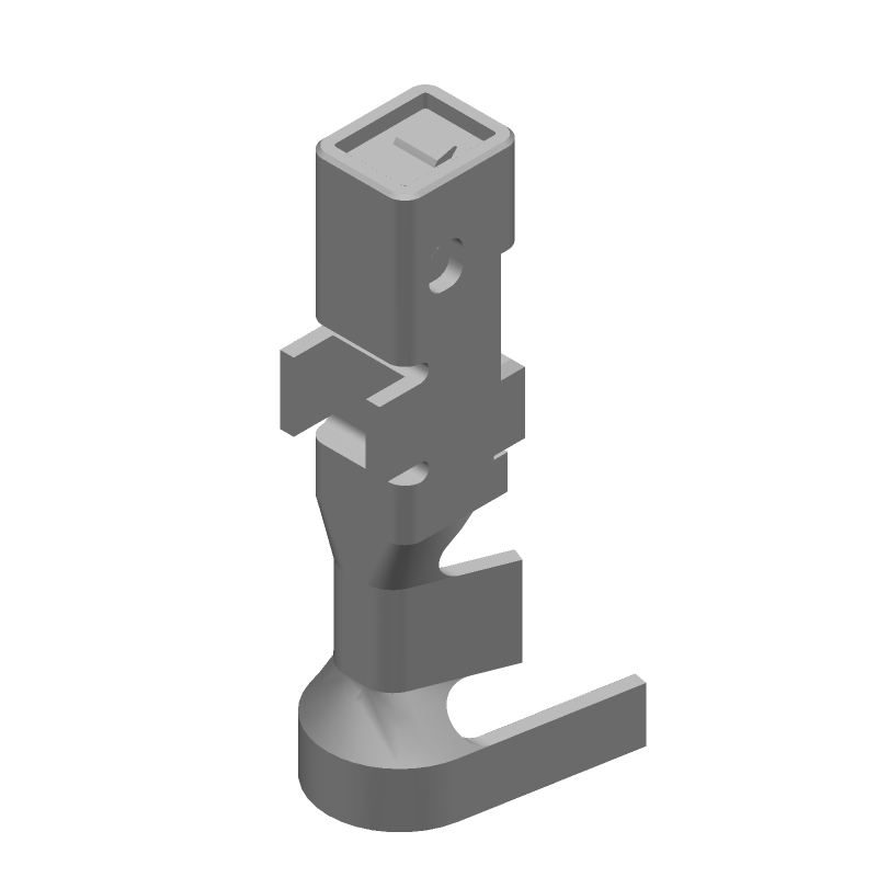 2.5A Gold Plated Bronze Signal Connector Tool, 22-28AWG Crimp