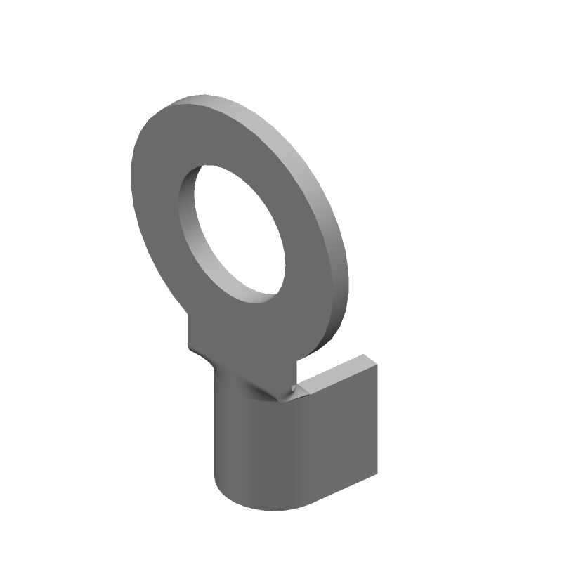 Ring Terminal, 10-12AWG Copper, Tin Plated, M6 Stud