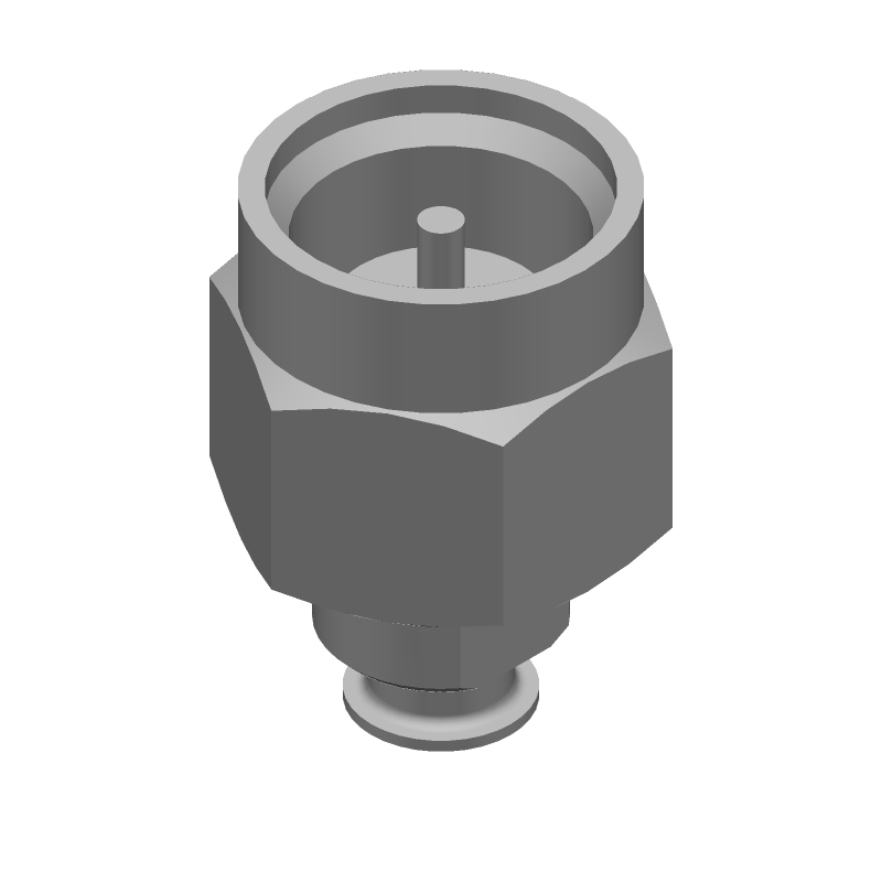 SMA RF Coax Connector, 18GHz, 50R, Crimp, ST, Cable Mount, Gold
