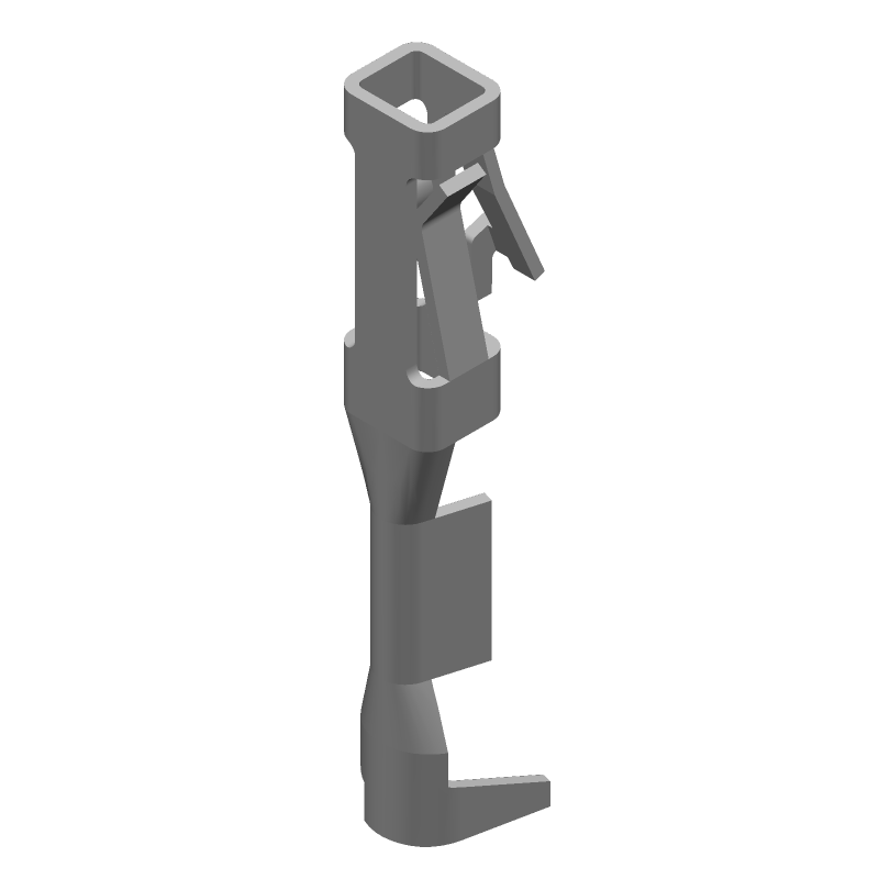 Female Crimp Signal Contact, Gold, 3A, 28-32AWG, Straight