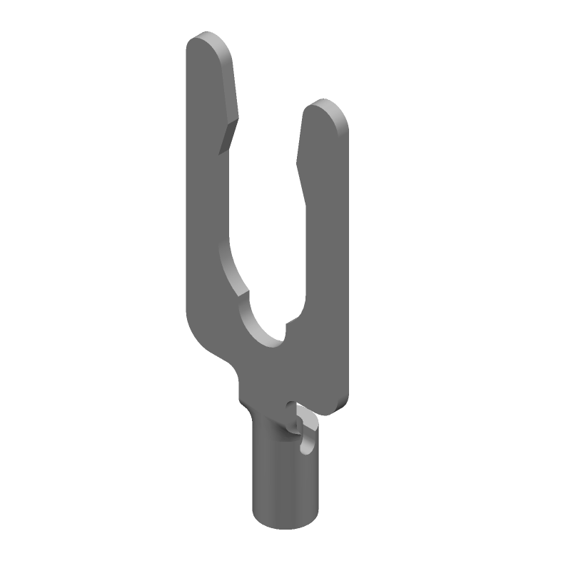 Spring Spade Terminal 22-26AWG Phosphor Bronze 16.92mm Tin Loose