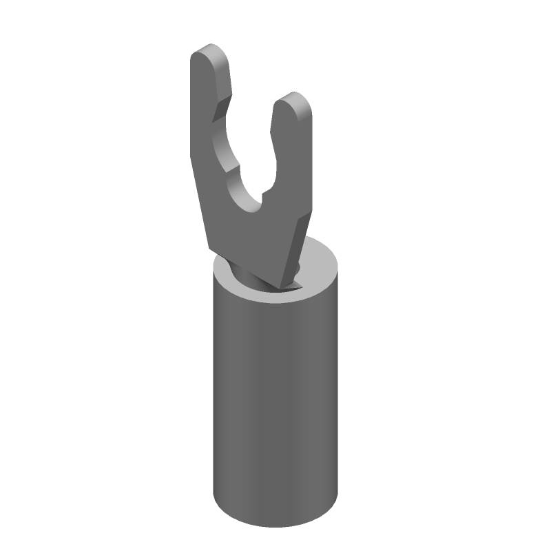 Spring Terminal, 16-22AWG, Red Insulated, Tin Plated Bronze, 600V