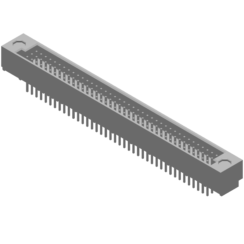 120 Pos 2.54mm Solder ST Thru-Hole Backplane Connector