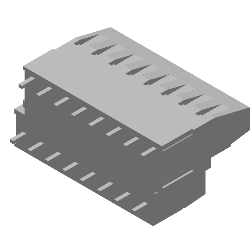 8 Pos 5.08mm Pitch Terminal Block, 17.5A, 300V, Thru-Hole