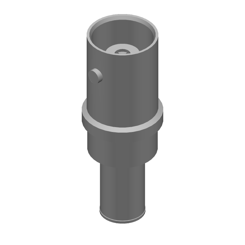 BNC RF Connector, 4GHz, 50R, Crimp, ST Cable Mount, Male