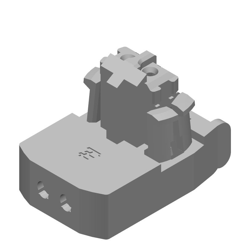 2 Pos Crimp Wire Housing, 3.1mm Pitch, Male, PBT, Straight