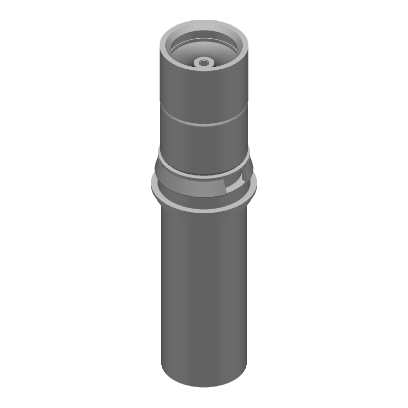 RF Coax Connector, 18GHz, 50 Ohm, Crimp, ST, Cable Mount, Male, Gold