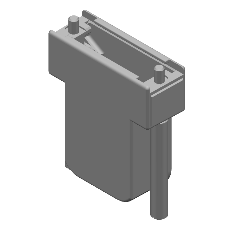 Backshell Kit 180° 2 Shell Size Zinc