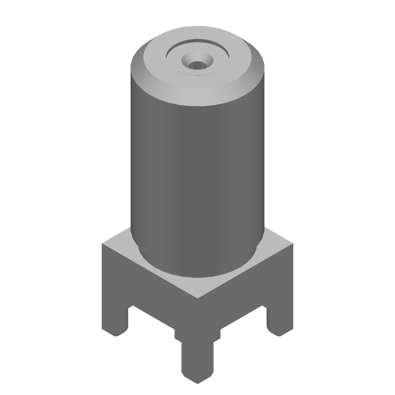 RF Connector, Male, 75R, 1GHz, Straight, Thru-Hole, Tin