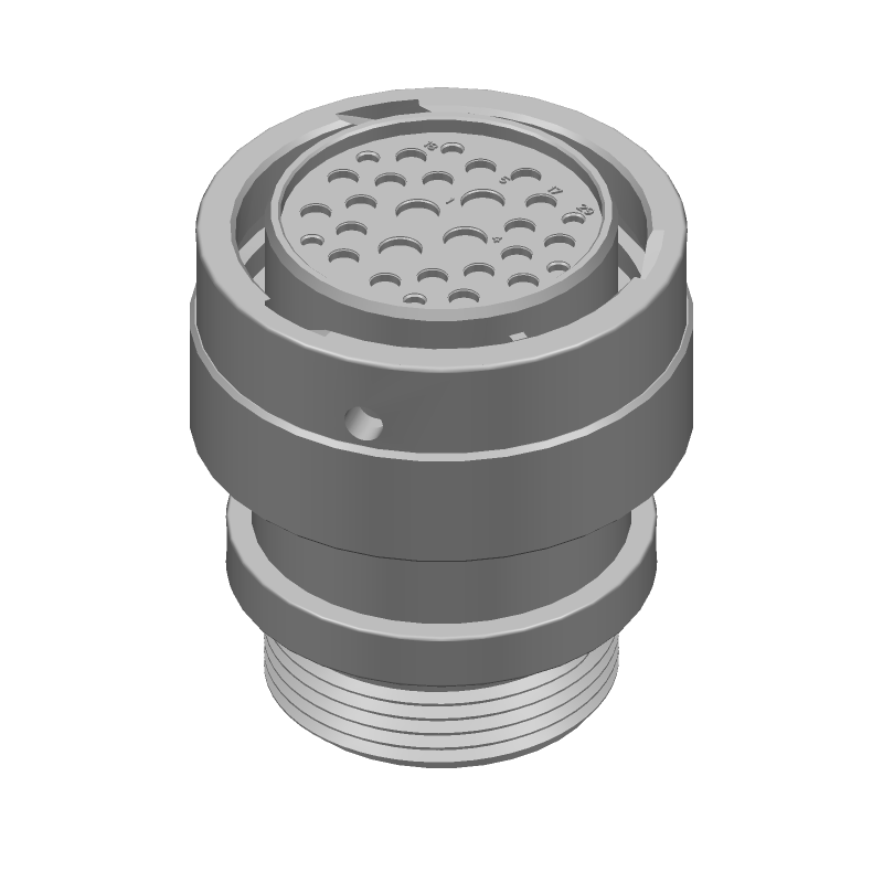 Conn Circular SKT 29 POS Crimp ST Cable Mount 29 Terminal 1 Port Bulk