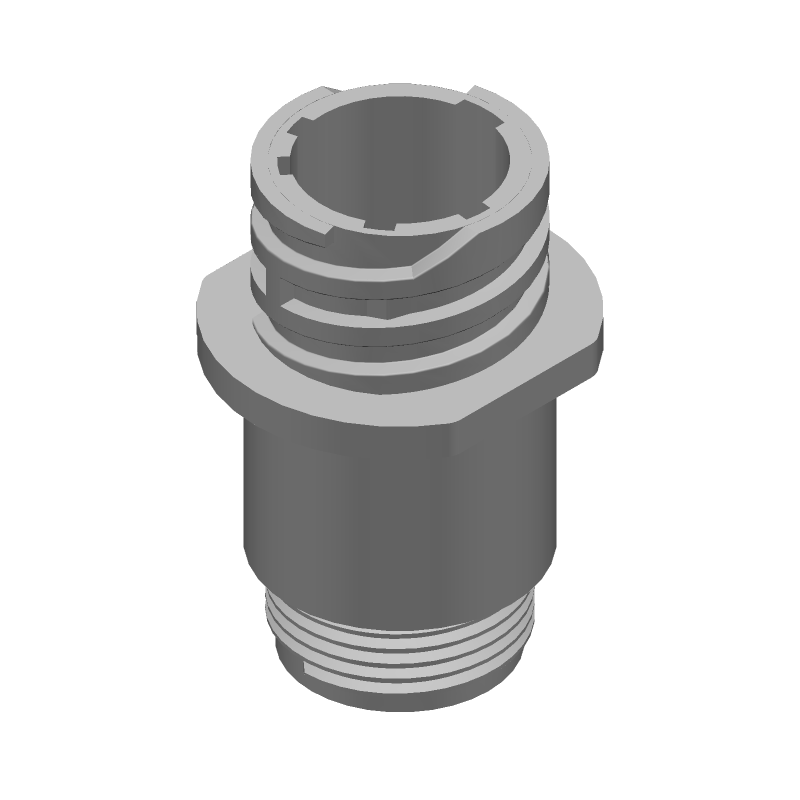 4 Pos Circular Crimp Receptacle, 45A, 600V, IP65, Size 11