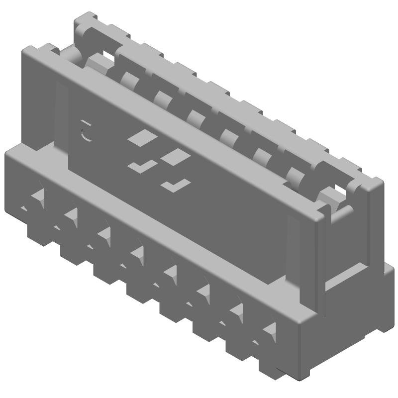 6 Pos, 2.5mm Pitch, Right Angle Female Socket Header