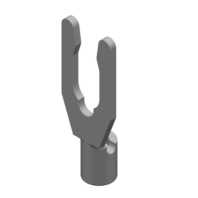 Spring Spade Terminal 16-22AWG Phosphor Bronze 18.01mm Tin Loose