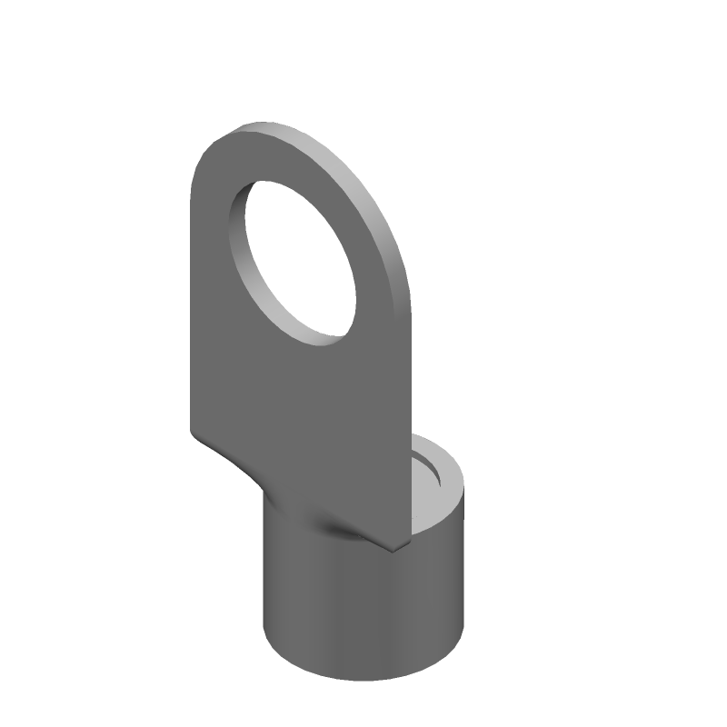 Ring Terminal, Copper, Tin Plated, 4/0 AWG, 19mm Stud