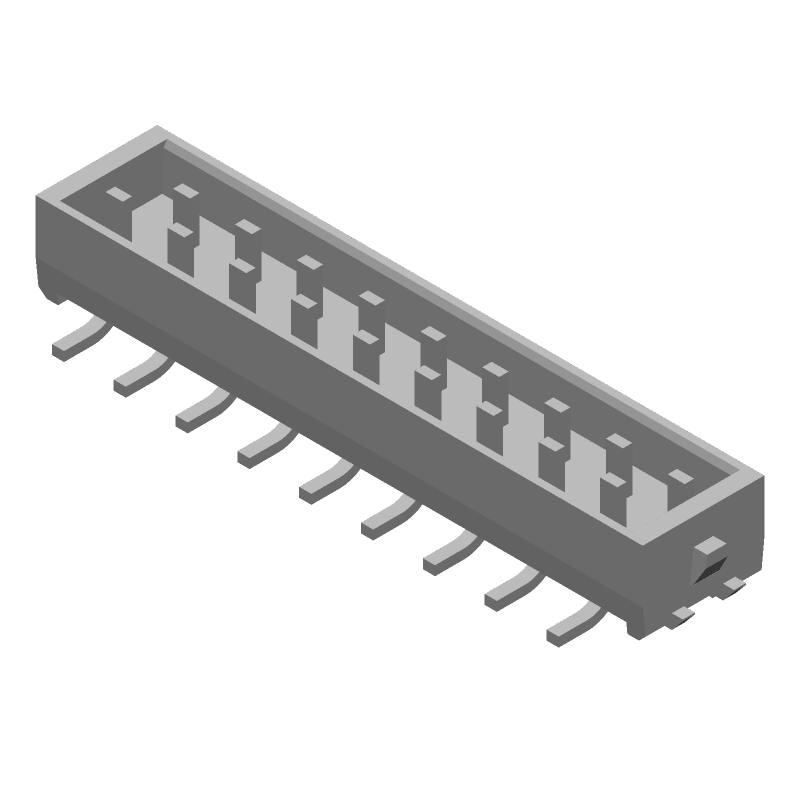 18 Pos 1.27mm Shrouded Header, Vertical SMD, 1.5A, Tin