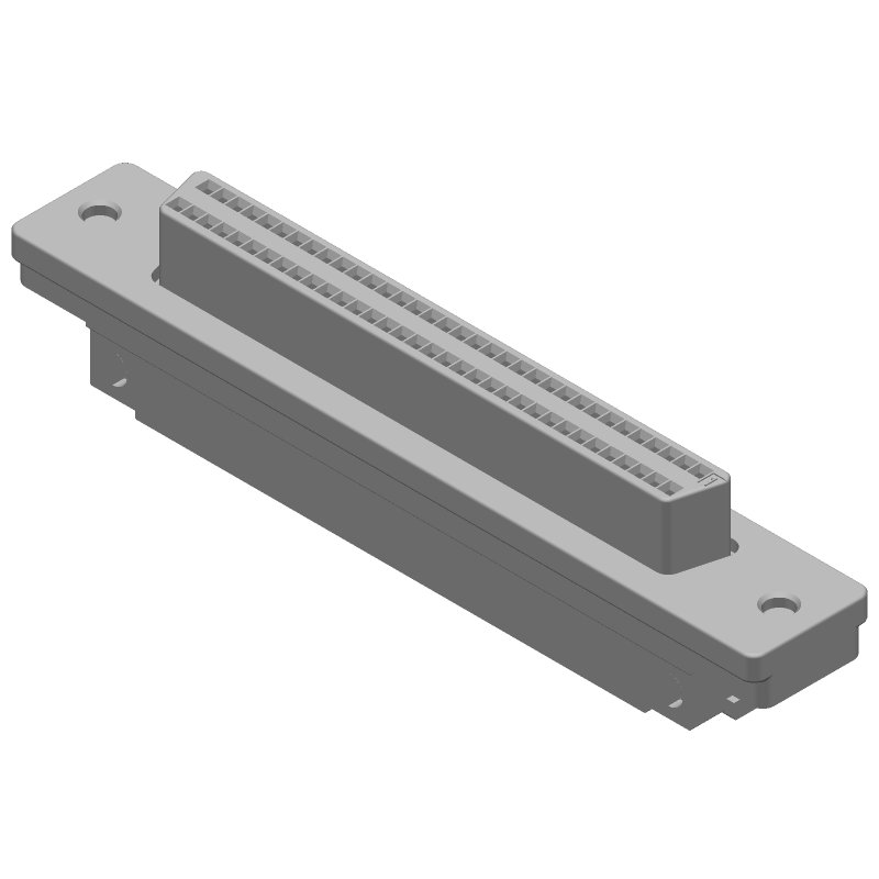 68 Pos D-Sub Connector, Female, Right Angle, IDC, 1A, 30V