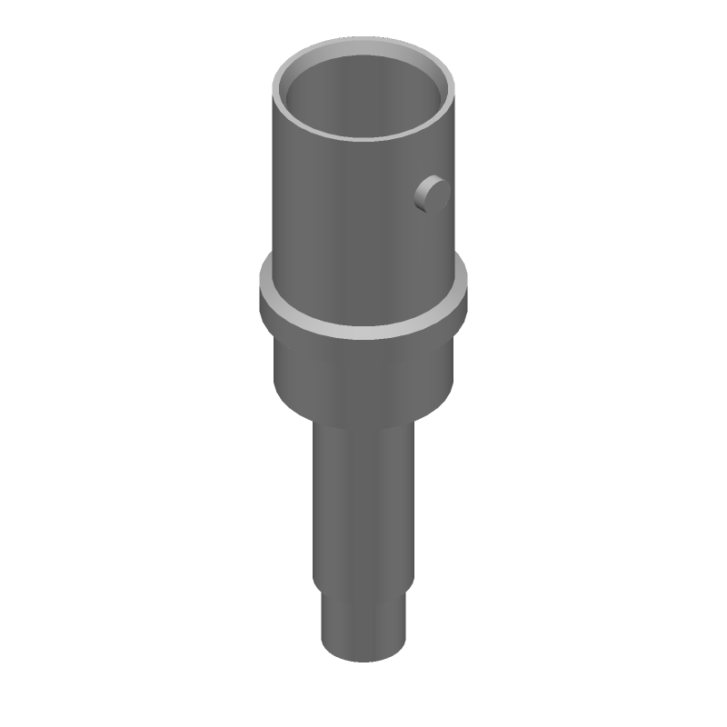 BNC RF Connector, 4GHz, 75R, Crimp, ST, Cable Mount, Gold