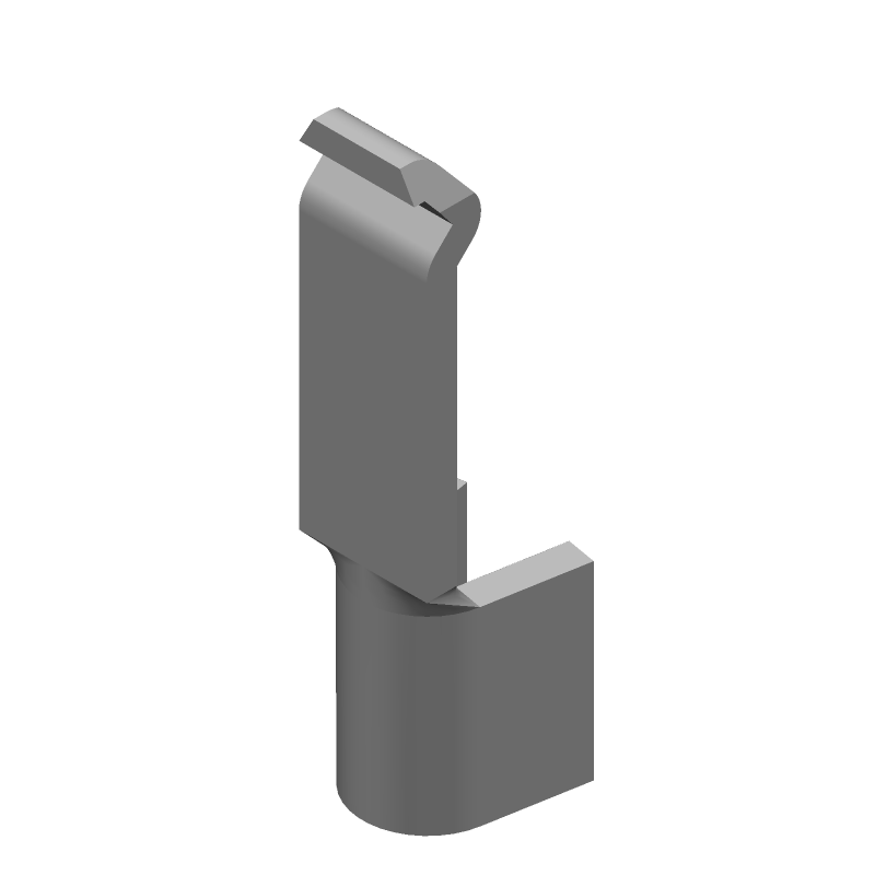 Male Power Contact, 31A, 600V, Crimp, Silver Plated Copper