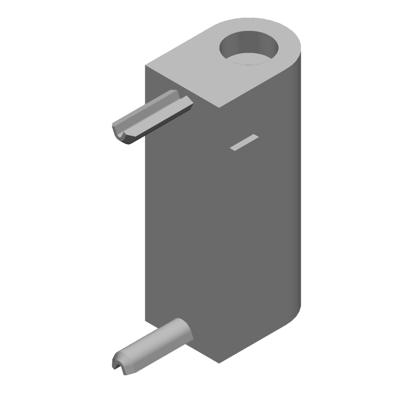 Female Right Angle Test Probe, Gold Plated Copper, 4.75A, 600V