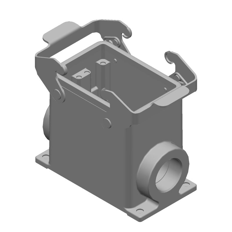 Hood 90° Powder Die Cast Aluminum Alloy Box