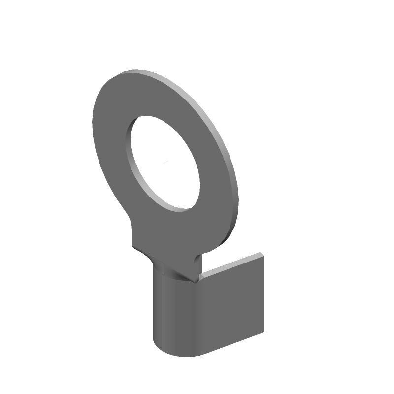 Ring Terminal 10-12AWG Brass Tin M6 Stud Free Hanging