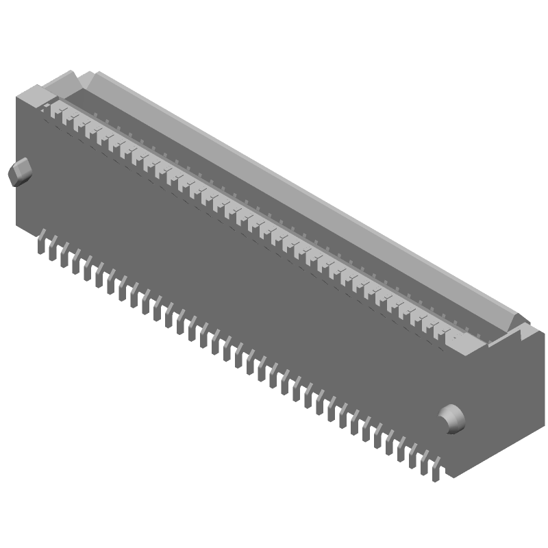 70 Pos RJ11 Connector, 1 Port, Right Angle, SMD, Gold Plated Bronze