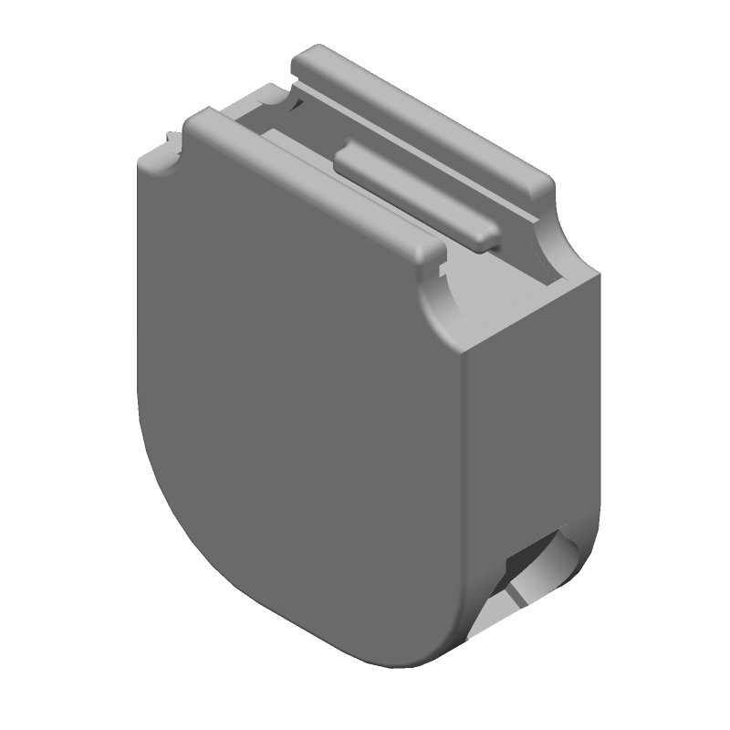 Backshell/Cable Clamp 120°/180° 3 Shell Size Polypropylene Individual
