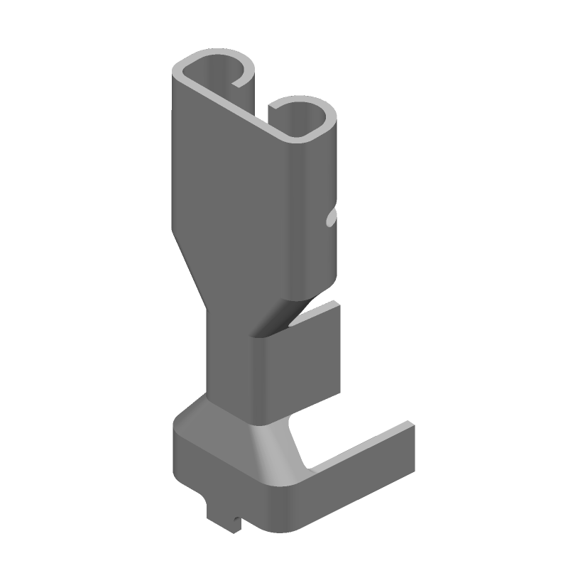Quick Disconnect Terminal 12-16AWG Brass RCP Tin T/R