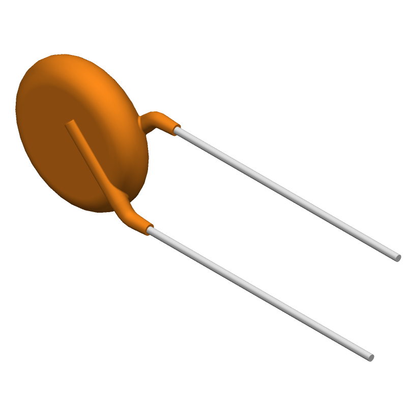 Cap Ceramic Single Suppression X1/Y1 0.0055uF 400VAC/500VAC Y5U 20% (17.3 X 5.8mm) Radial 9.5mm 125°C Bulk