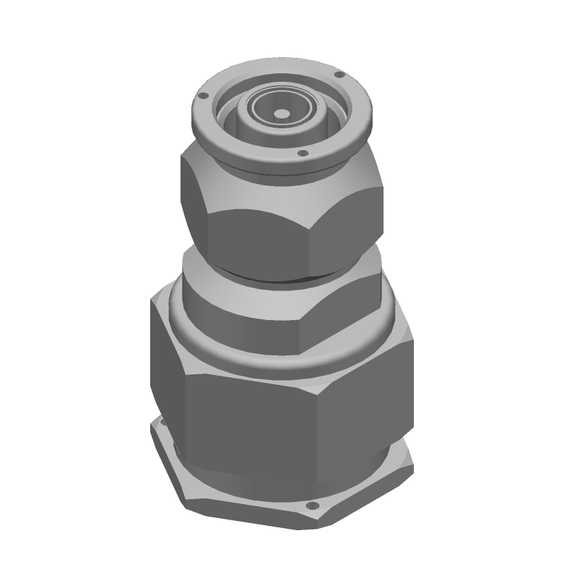 RF Coaxial Adapter TNC to N, Male/Male, 6GHz, 50 Ohm, Gold