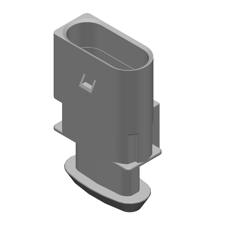 4 Pos 5mm Pitch Crimp Wire Housing, PBT, Black, Straight