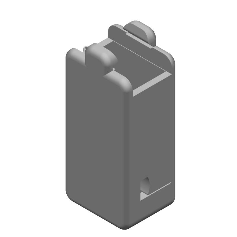 Backshell/Cable Clamp 90°/180° 1 Shell Size Polypropylene