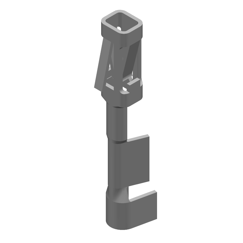 Female Signal Contact, Crimp, 3A, 22-26AWG, Gold Plated