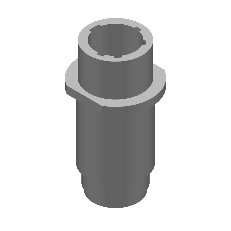 4 Pos Crimp Receptacle, 600V, IP67, Nylon, Black